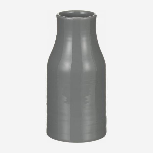Stoneware Light Grey Vase M