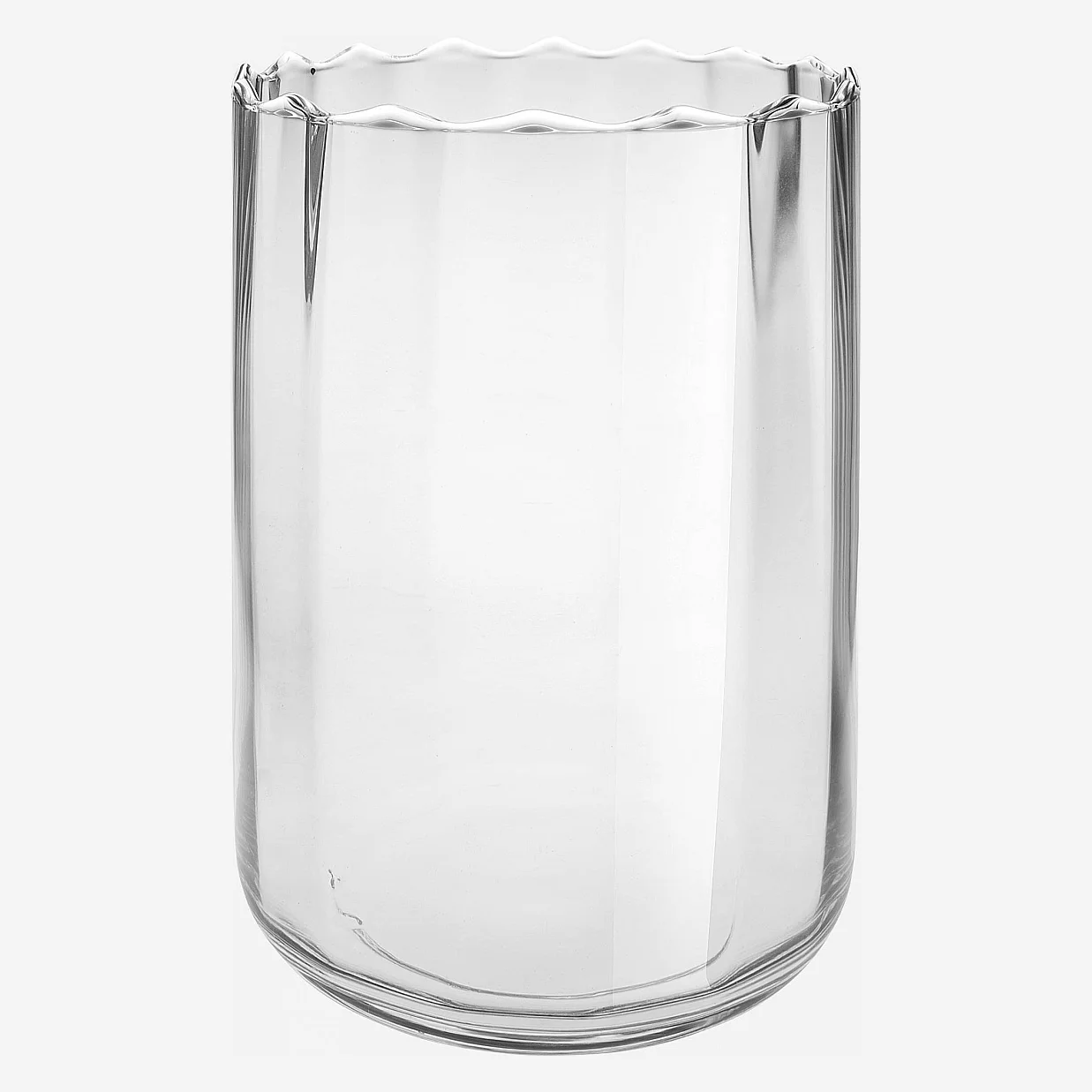 Glazen vaas - 19,5 x 26,5 cm - Transparant - 1