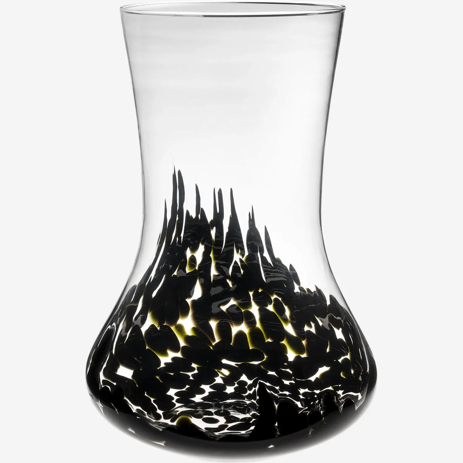 Vase en verre soufflé - 29,5 x 43 cm - Transparent