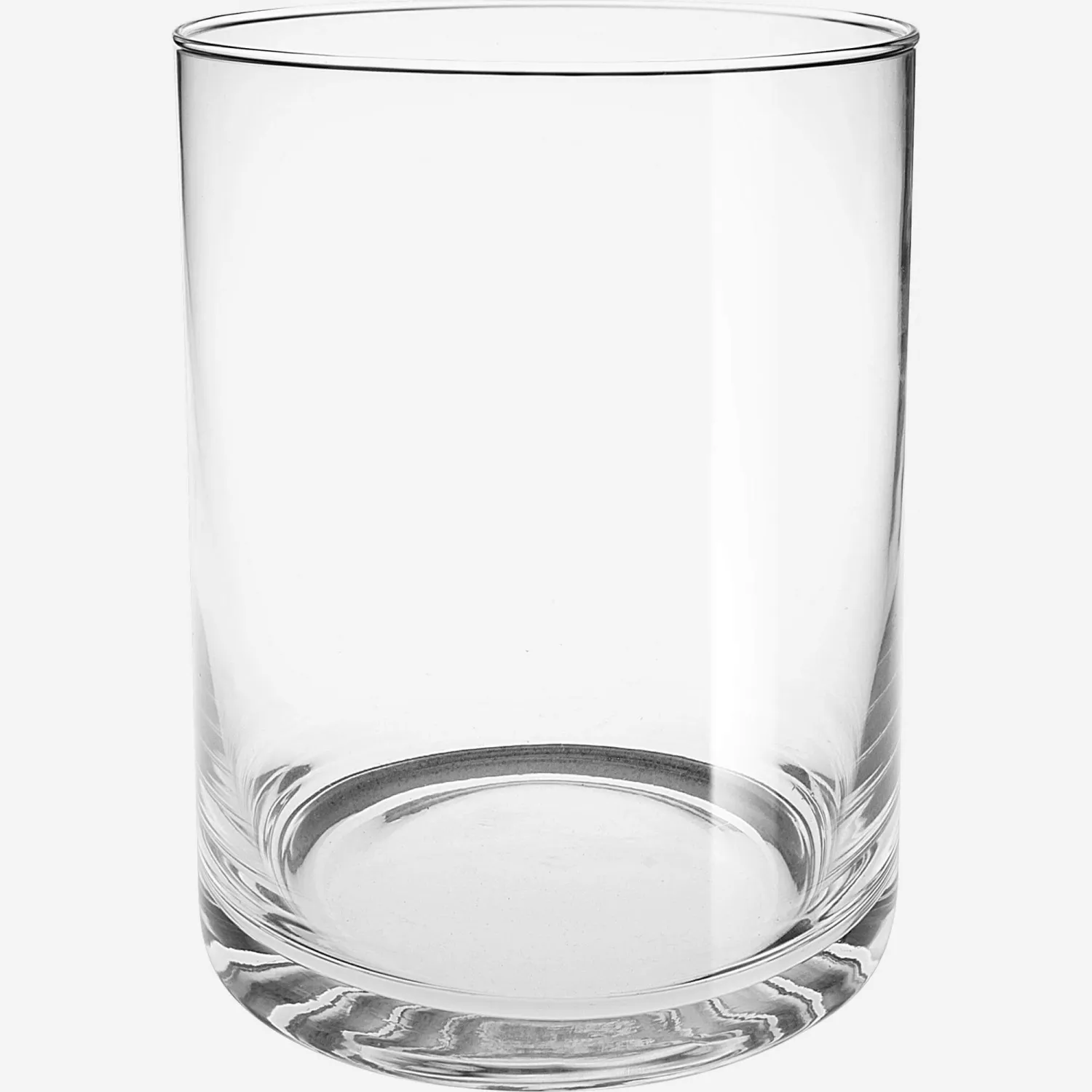 Glasvase Zylinder - 15 x 20 cm - Transparent