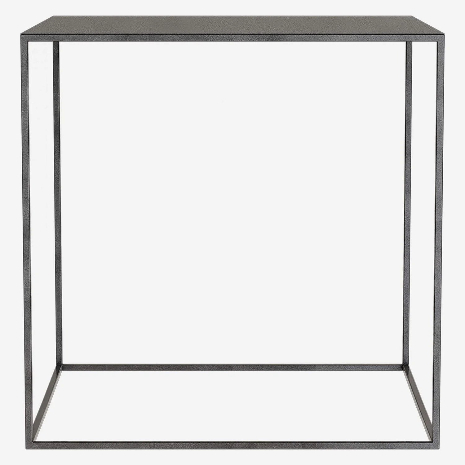 Table d’appoint en métal 40 x 40 cm – Noir - 2