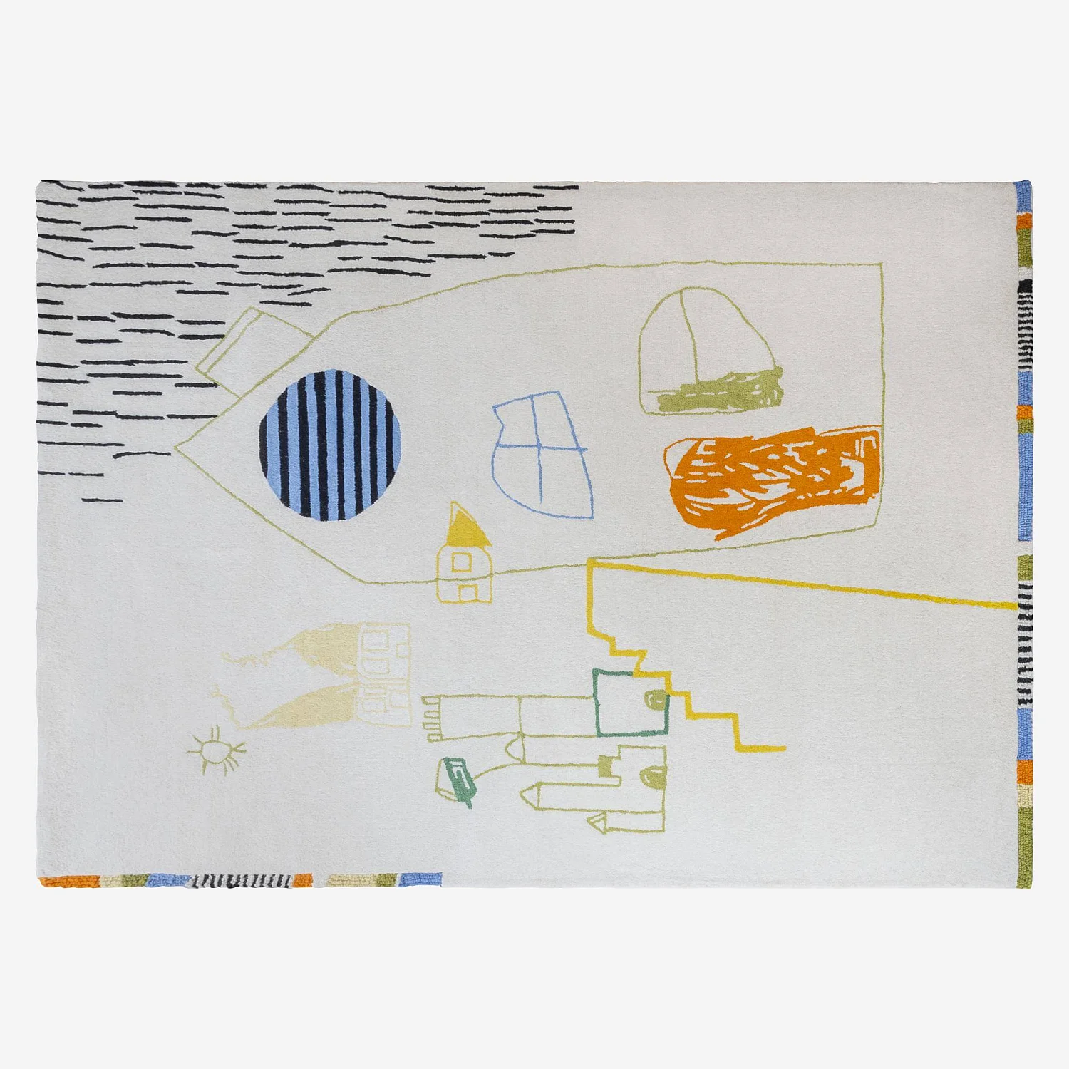 Tapis tufté main - 170 x 240 cm - Multicolore - Design by Floriane Jacques - 2