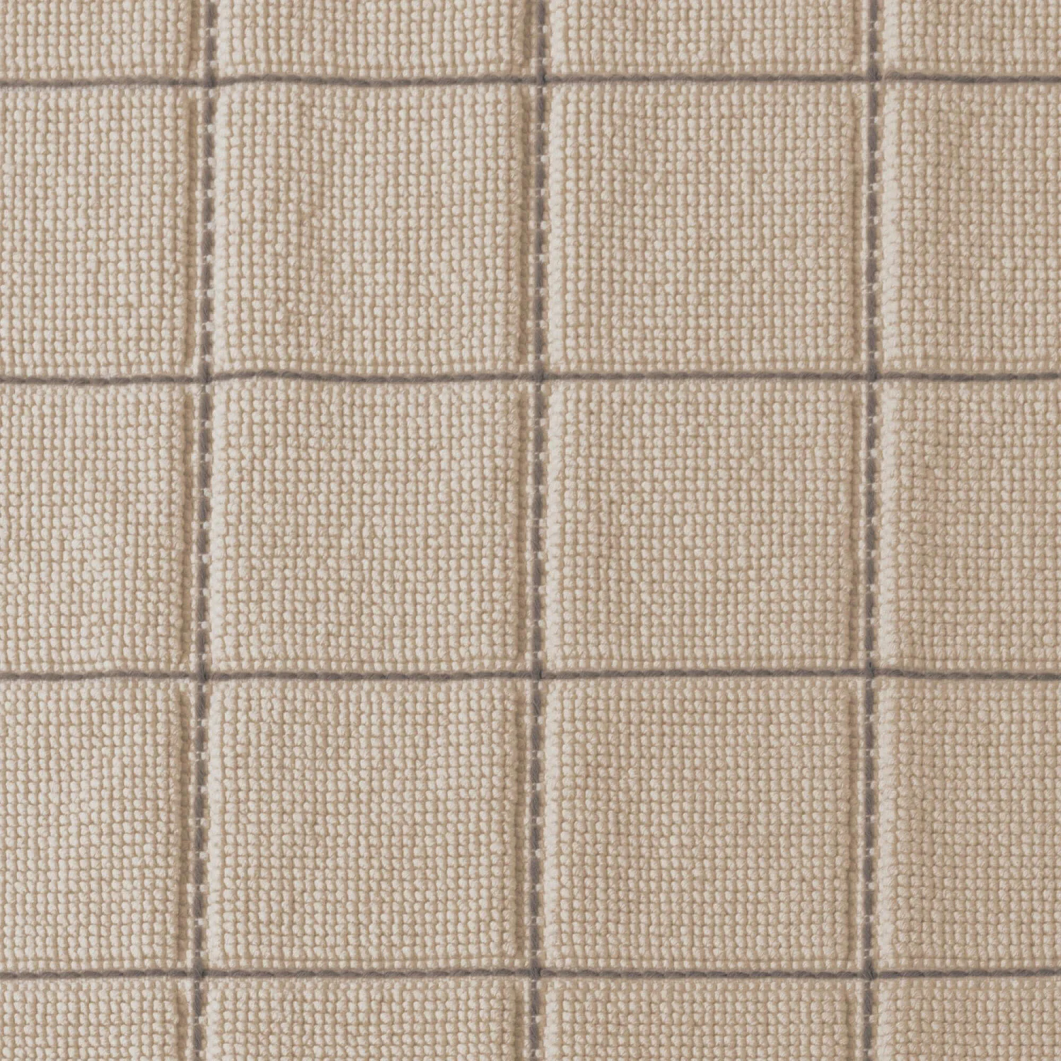 Tapis de bain en coton - 90 x 60 cm - Beige - 3