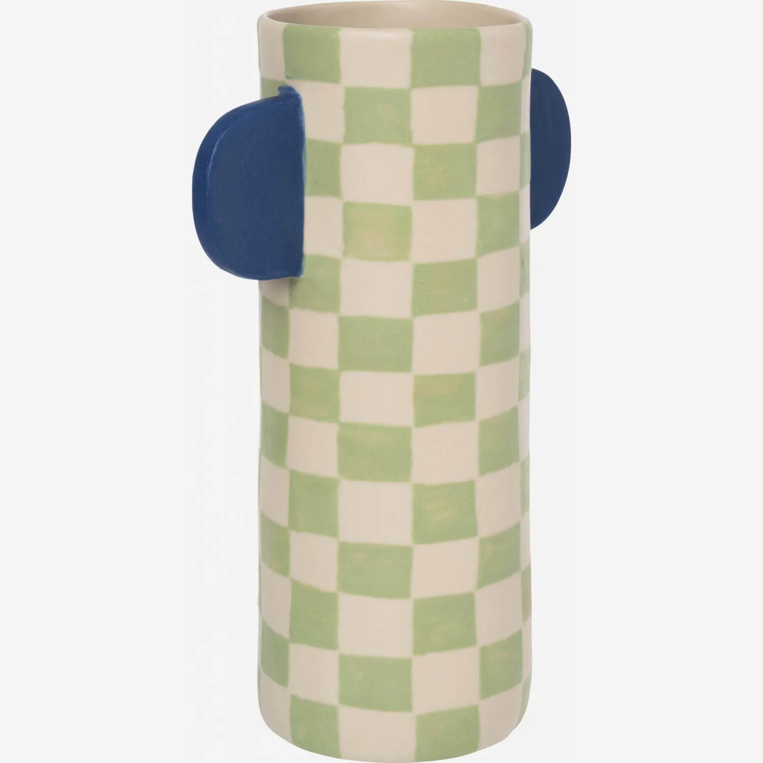 Vase en grès - 25,5 cm - Multicolore