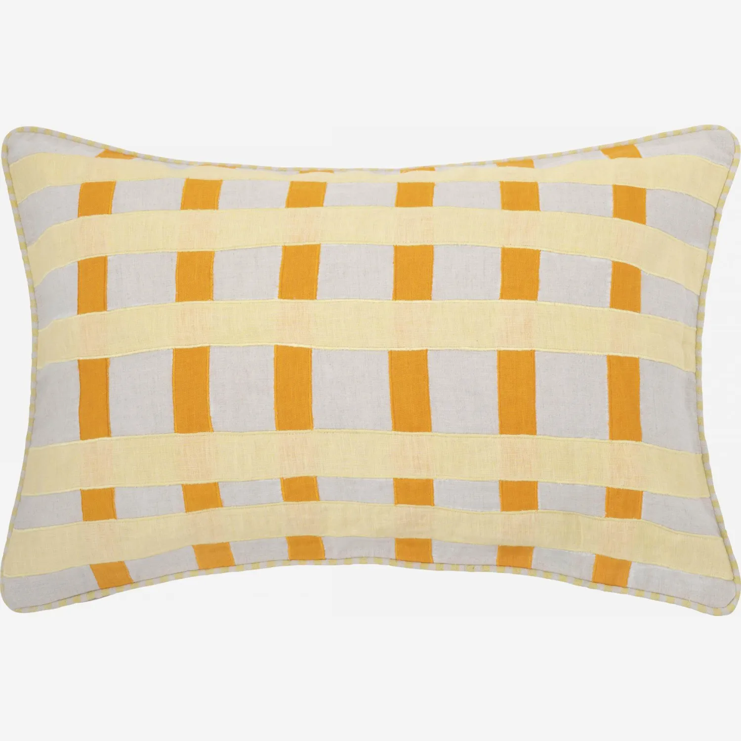 Coussin en lin - 40 x 60 cm - Orange