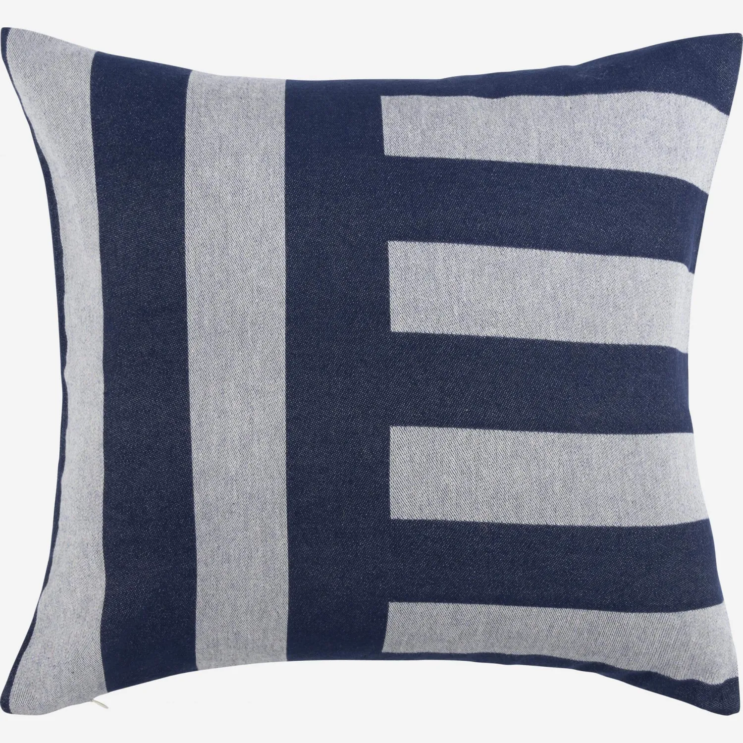 Coussin en coton - 45 x 45 cm - Bleu