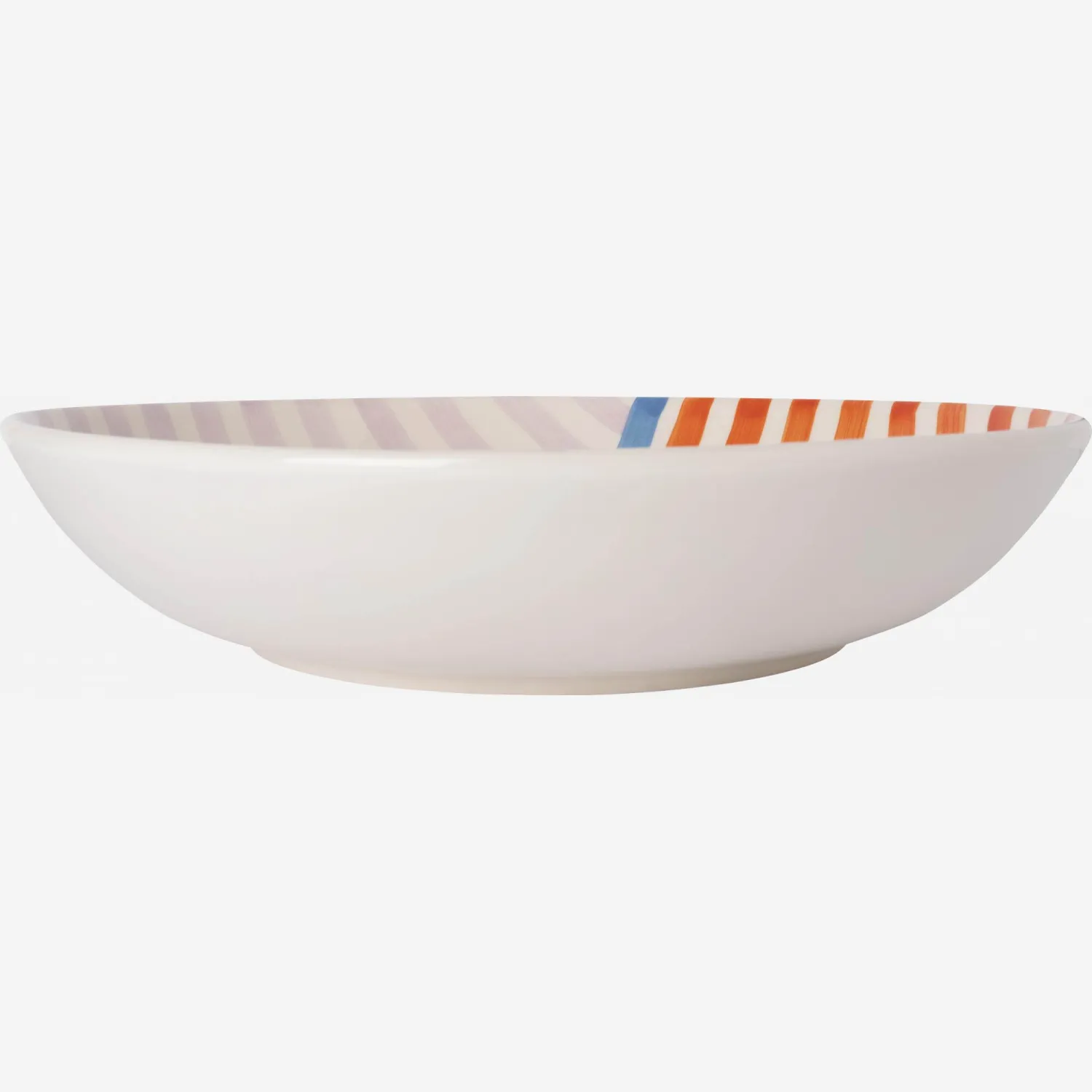 Tiefer Teller aus Steingut - 33 cm - Design by F. Jacques