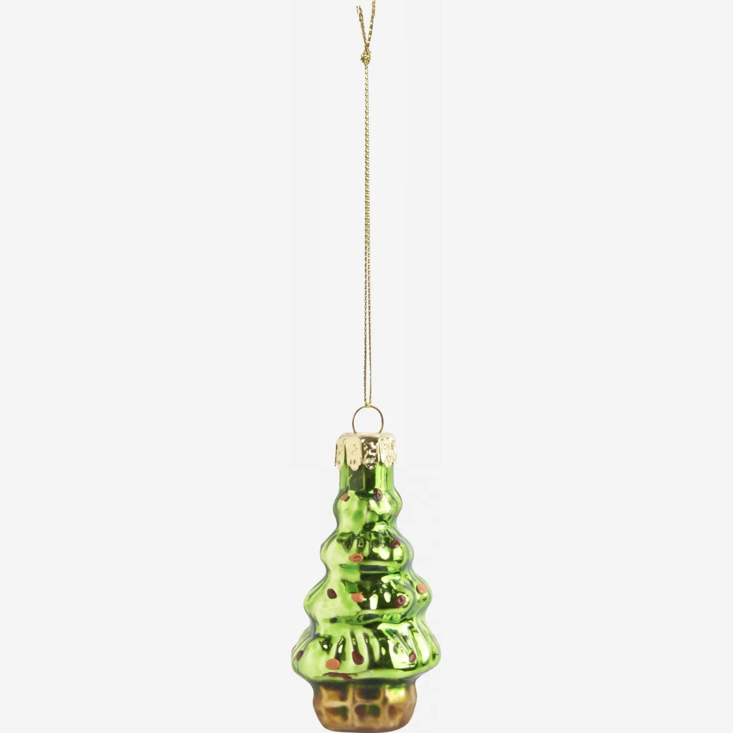 Kerstdecoratie - Glazen versiering ‘kerstboom’
