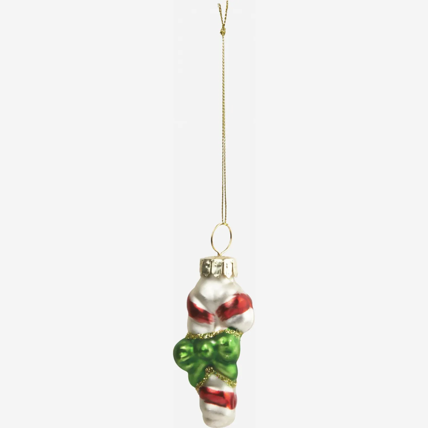 Décoration de Noël - Ornement "sucre d'orge" en verre