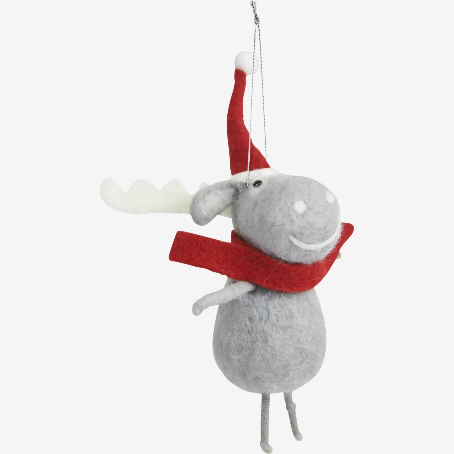 Décoration de Noël - Renne à accrocher en laine