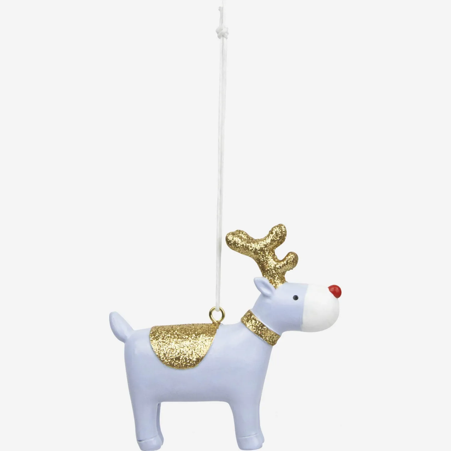 Décoration de Noël - Renne à accrocher en résine