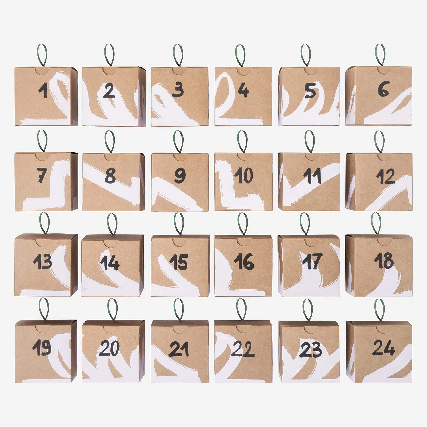 Décoration de Noël - Calendrier de l'avent en papier - 24 boîtes - Design by Habitat Design Studio - 2