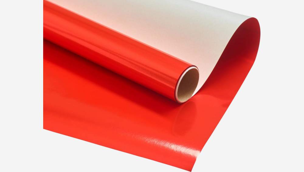 Geschenkpapier - Glänzendes Rot - 2 x 1 m