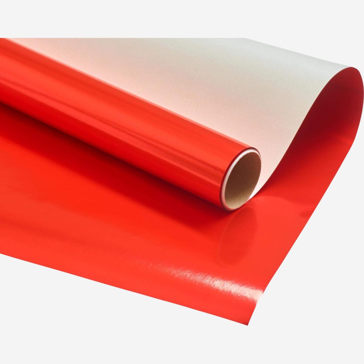 papel de regalo rojo brillante 2 x 1 m