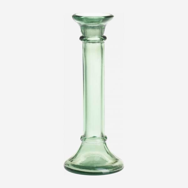 Kerzenhalter aus Recyclingglas - 19 cm
