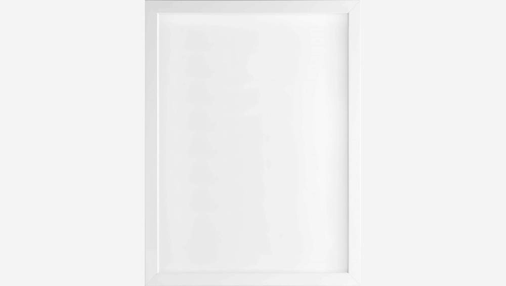Wooden wall frame - 30 x 40 cm - White