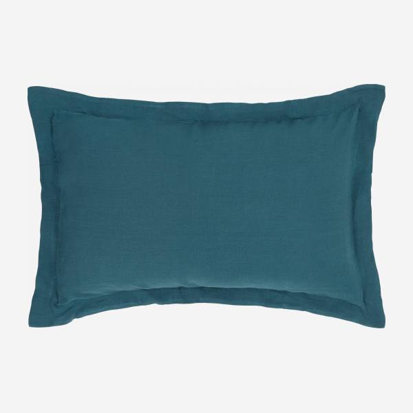 Funda de almohada de lino  - 50x80 cm - Verde