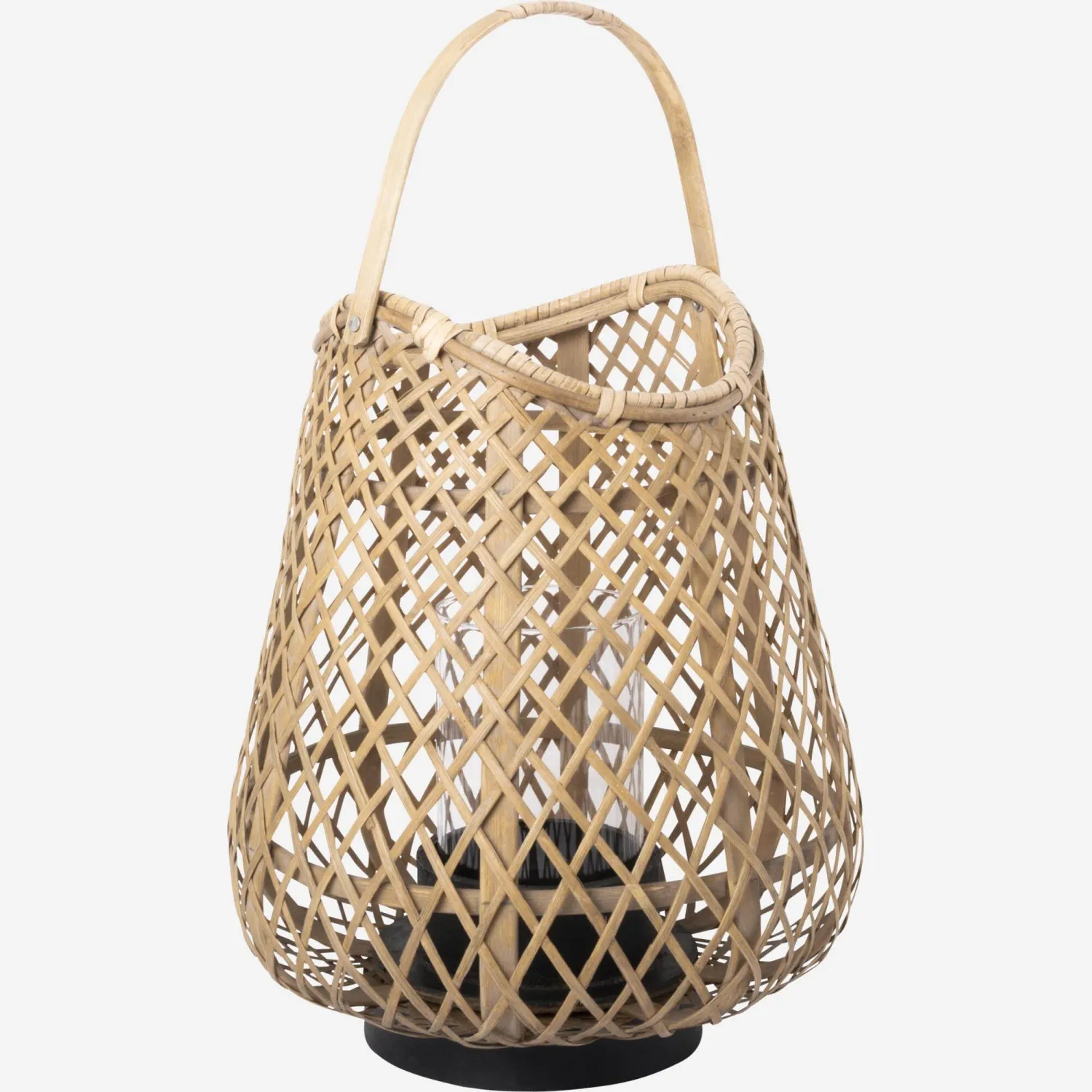 Lanterne en bambou - 27 x 34 cm - Naturel