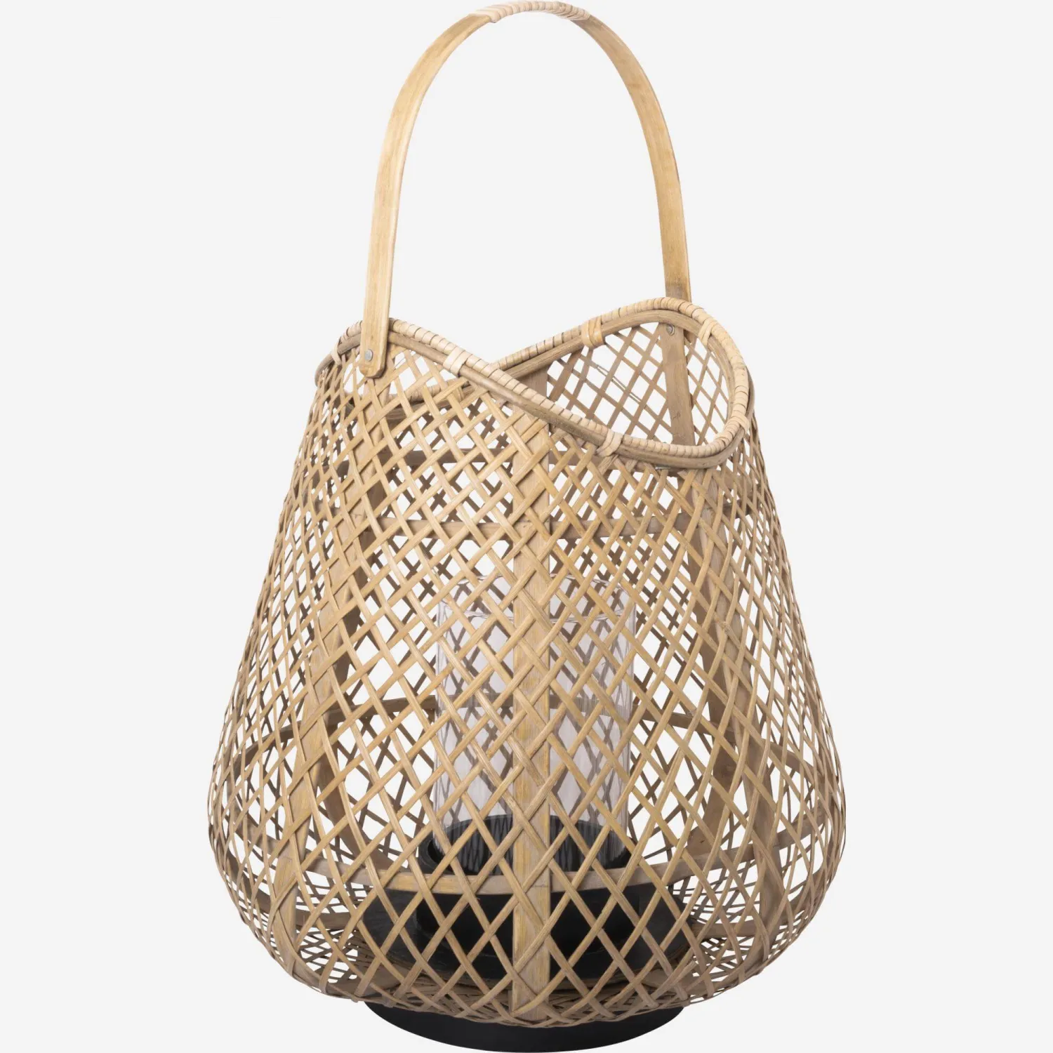 Lanterne en bambou -37 x 42 cm - Naturel