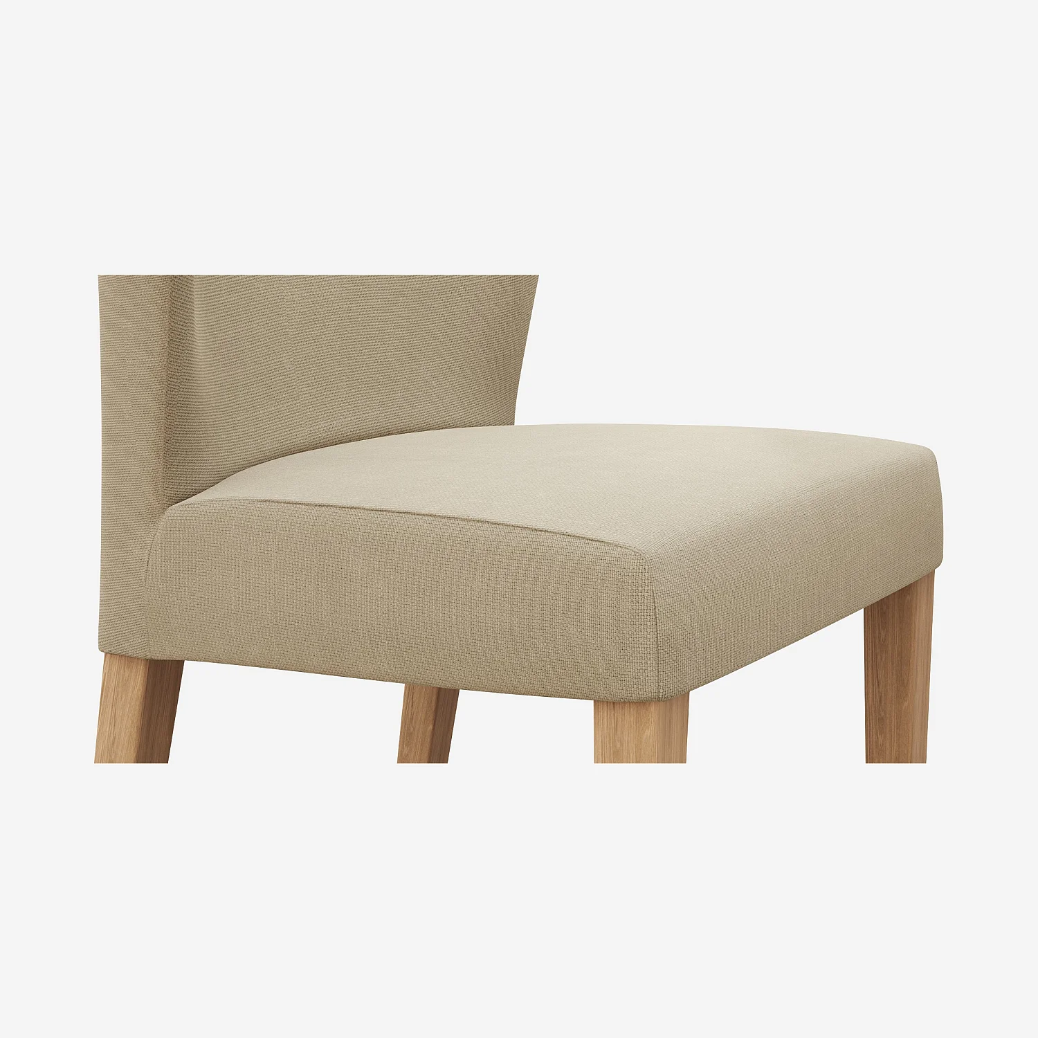 Stoffen stoel - Greige - 3