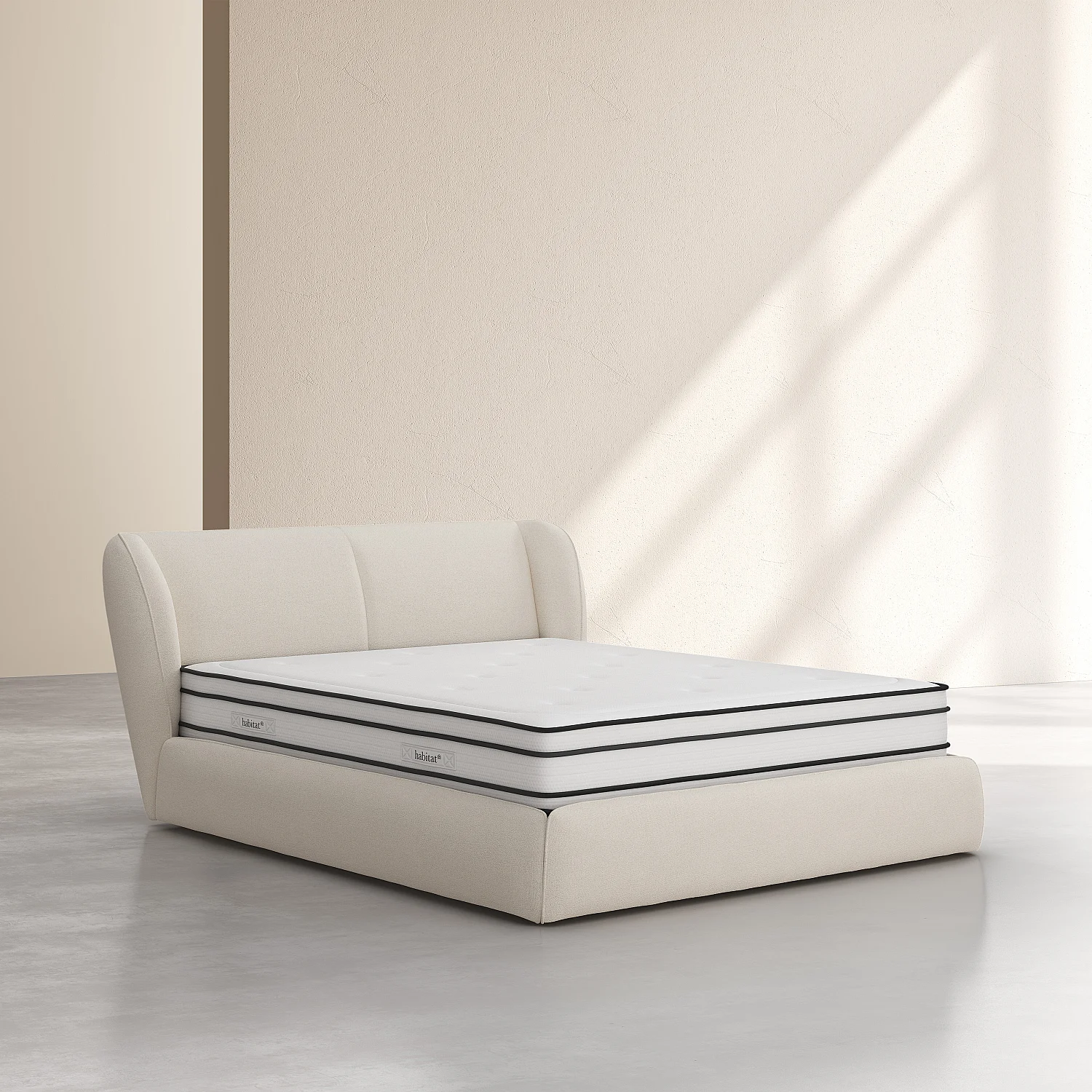 Matelas hybride ressorts ensachés et mousse à mémoire de forme - 160 x 200 cm - 1