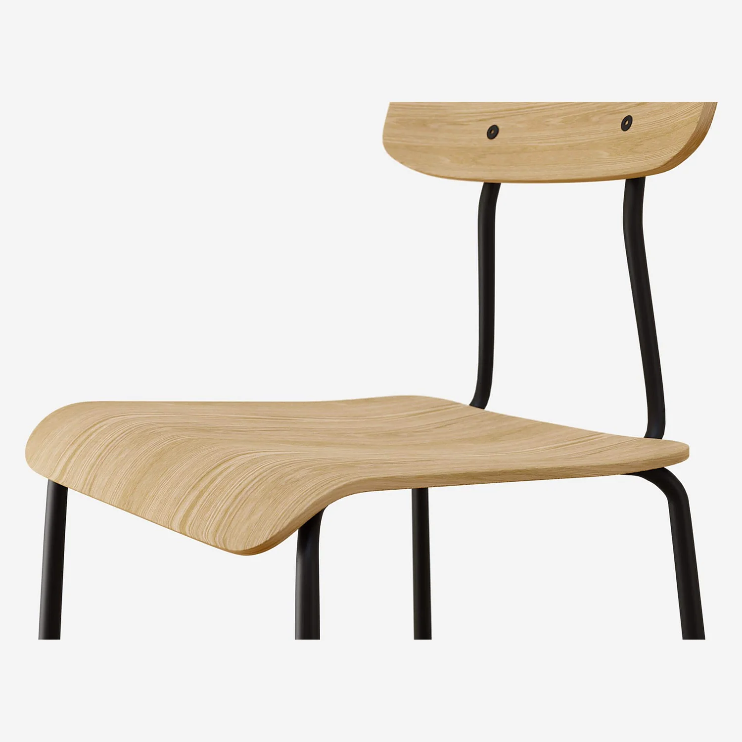 Chaise haute de bar avec pieds en métal - 3