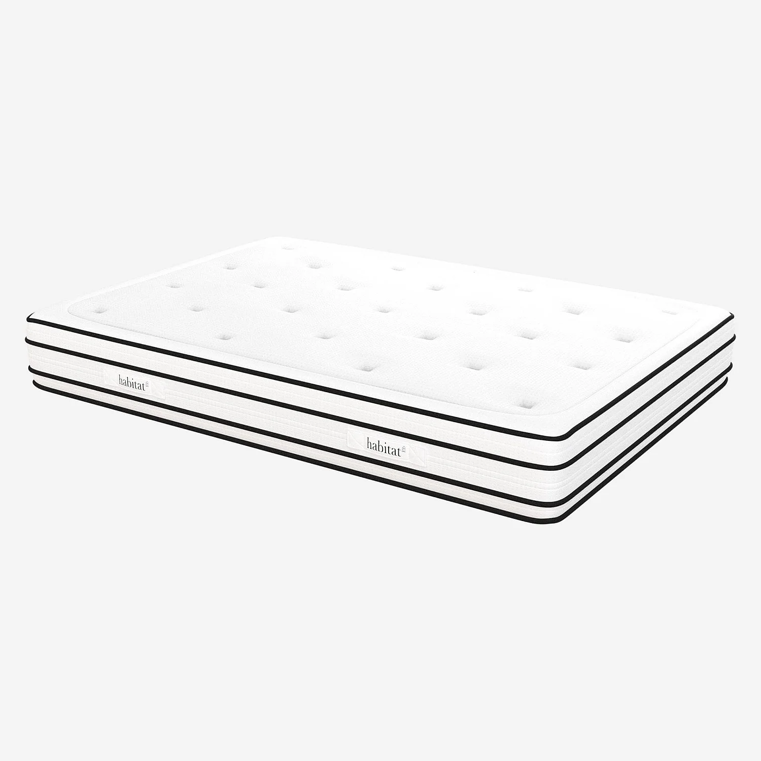 Matelas hybride ressorts ensachés et mousse à mémoire de forme - 140 x 200 cm - 2