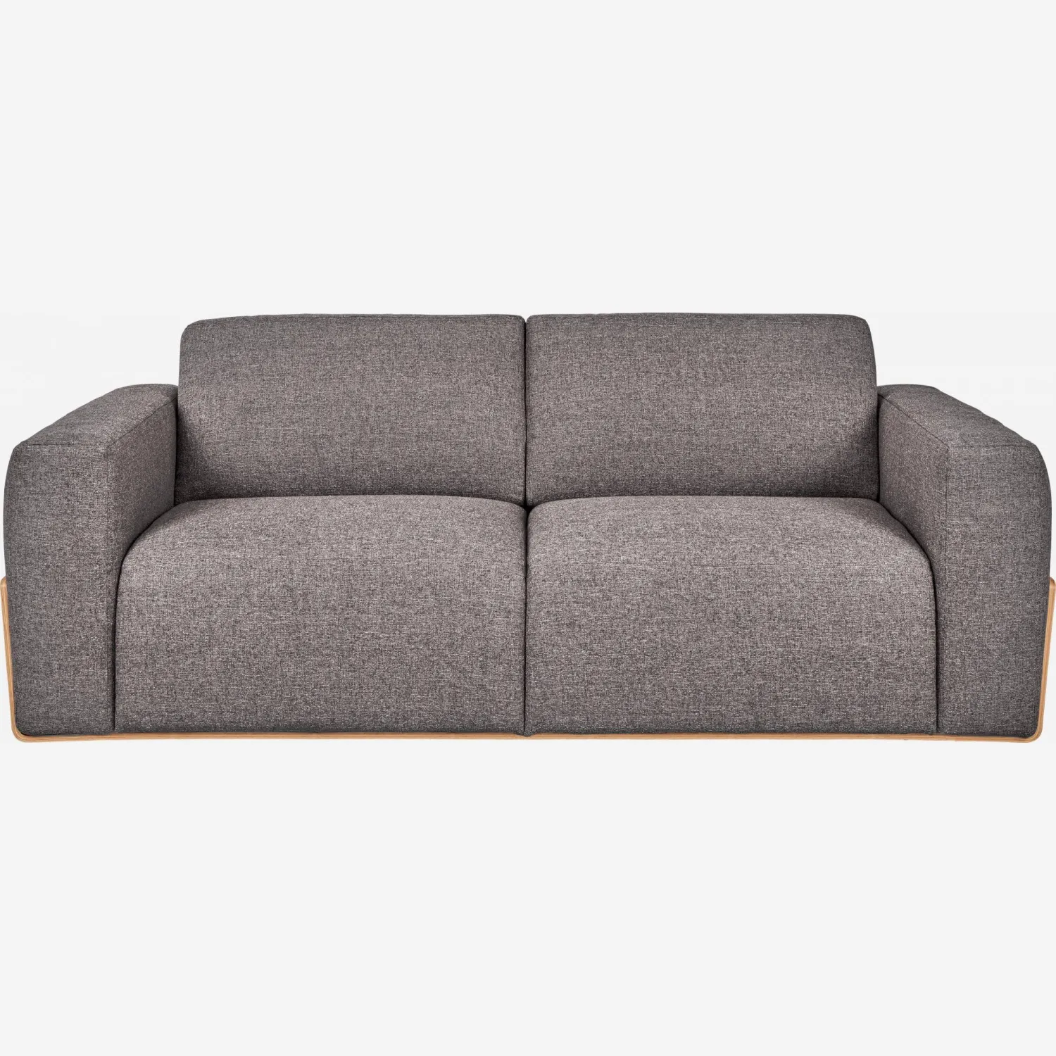 Canapé convertible 3 places en tissu - Gris