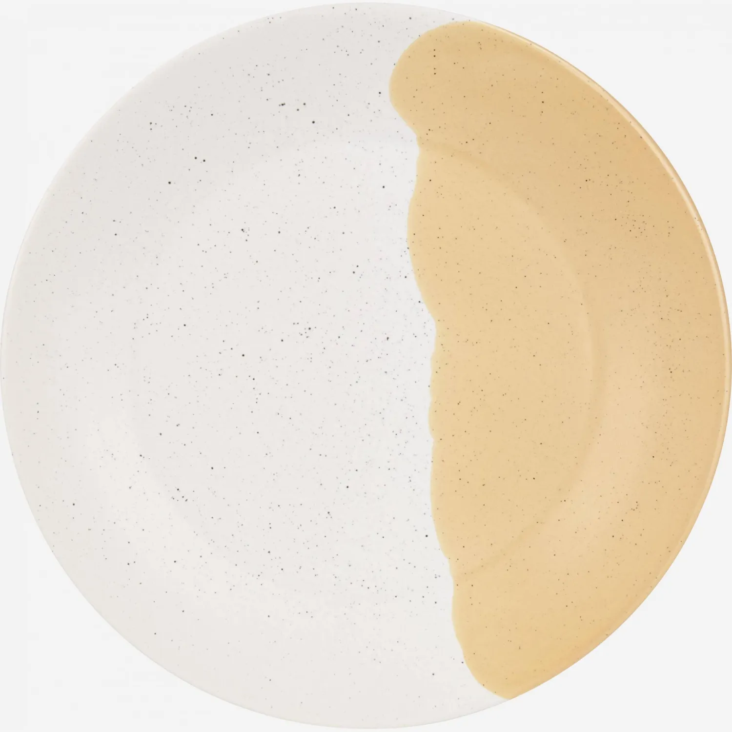 Assiette plate en faïence - 27 cm - Orange