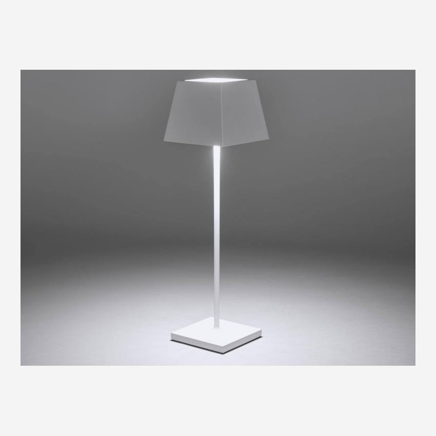 Lampe de table nomade à LED IP54 en aluminium - Blanc