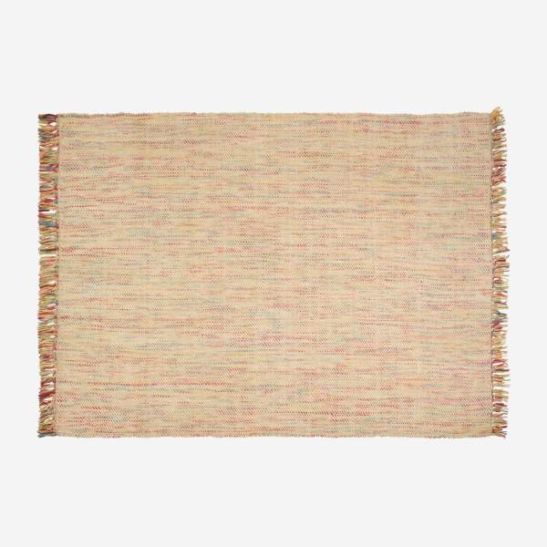 Alfombra tejida de lana - 170 x 240 cm -Multicolor