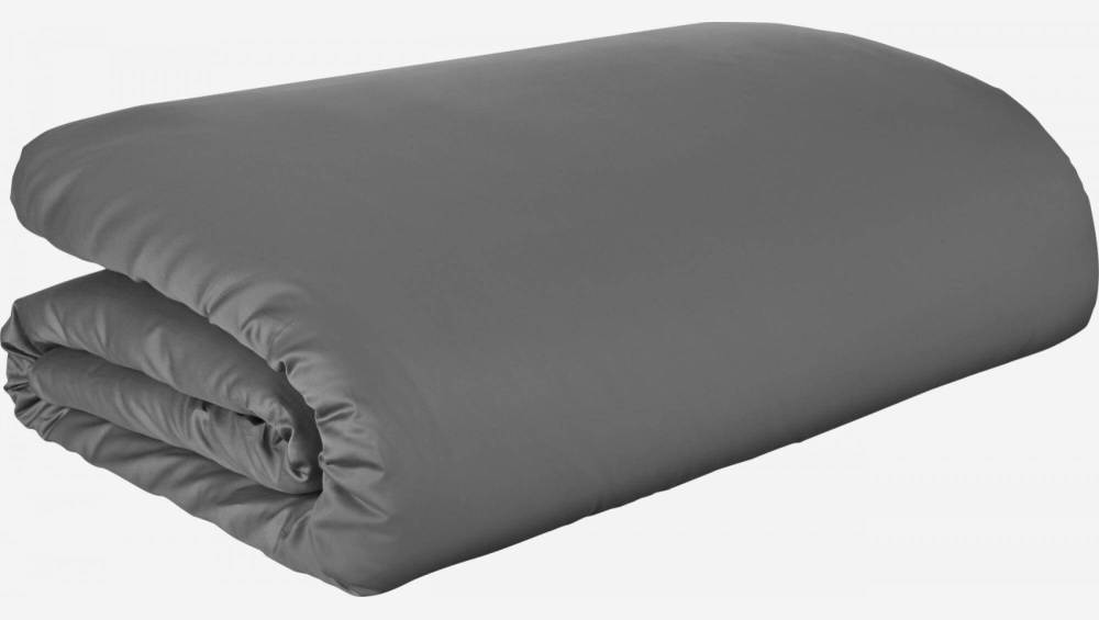Cotton duvet cover - 220 x 240 cm - Grey