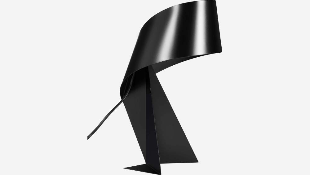 Lampe de table en métal - Noir - 36 cm