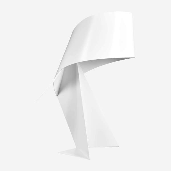 Metal table lamp - White - 52 cm