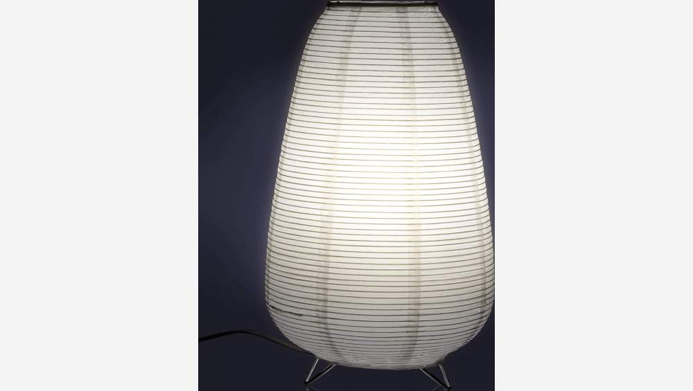 Lampe de table 37cm en papier blanc