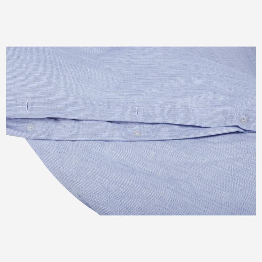 Cotton duvet cover - 200 x 200 cm - Blue