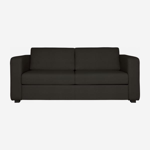 2-Sitzer-Sofa aus Leder - Braun