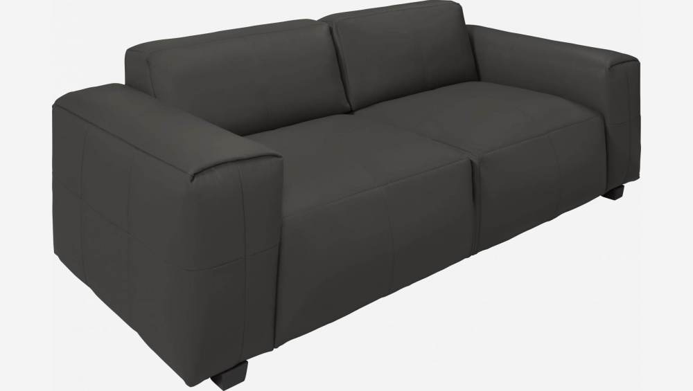 4-Sitzer Sofa aus Savoy-Leder - Amarettobraun