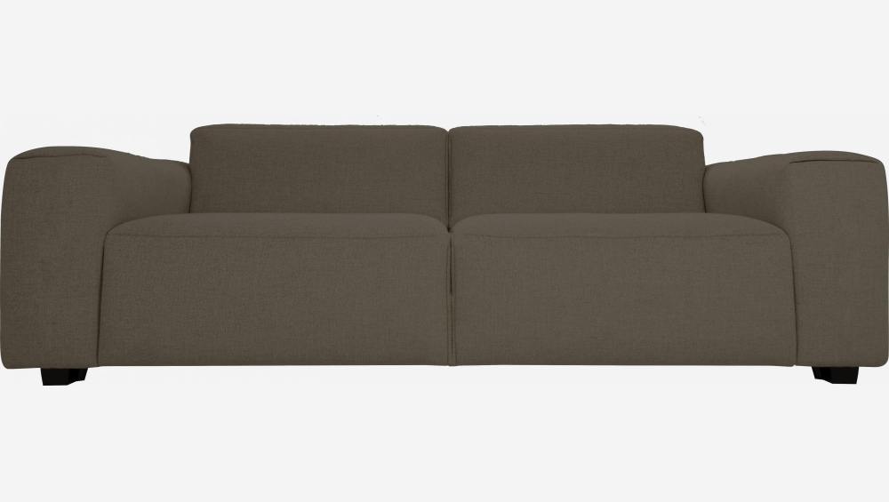 3-Sitzer Sofa aus Lecce-Stoff - Grau