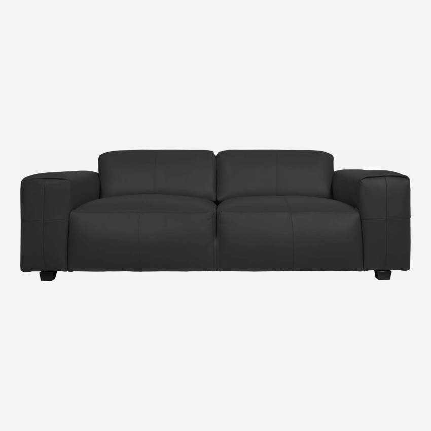 3-Sitzer Sofa aus Savoy-Leder - Amarettobraun
