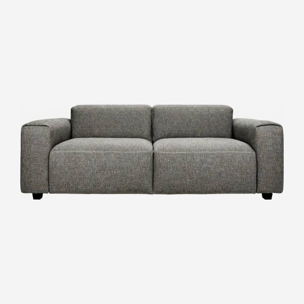 Bellagio fabric 2-seater sofa - Grey Black