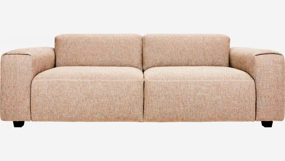 Bellagio fabric 3-seater sofa - Orange