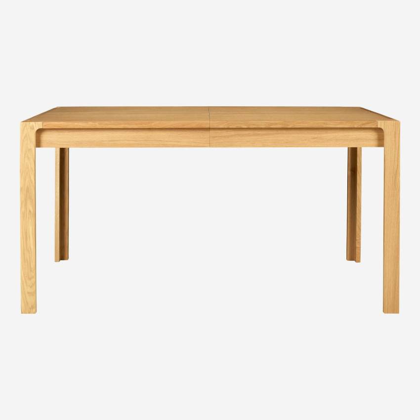 Oak extendible table