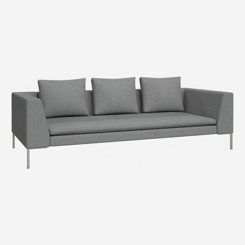 3 seater sofa in Lecce fabric, blue reef