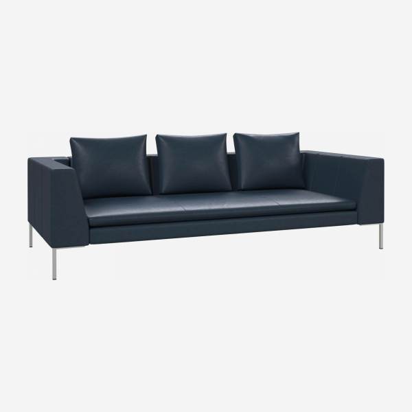 3-Sitzer-Sofa aus Vintage-Leder - Nachtblau