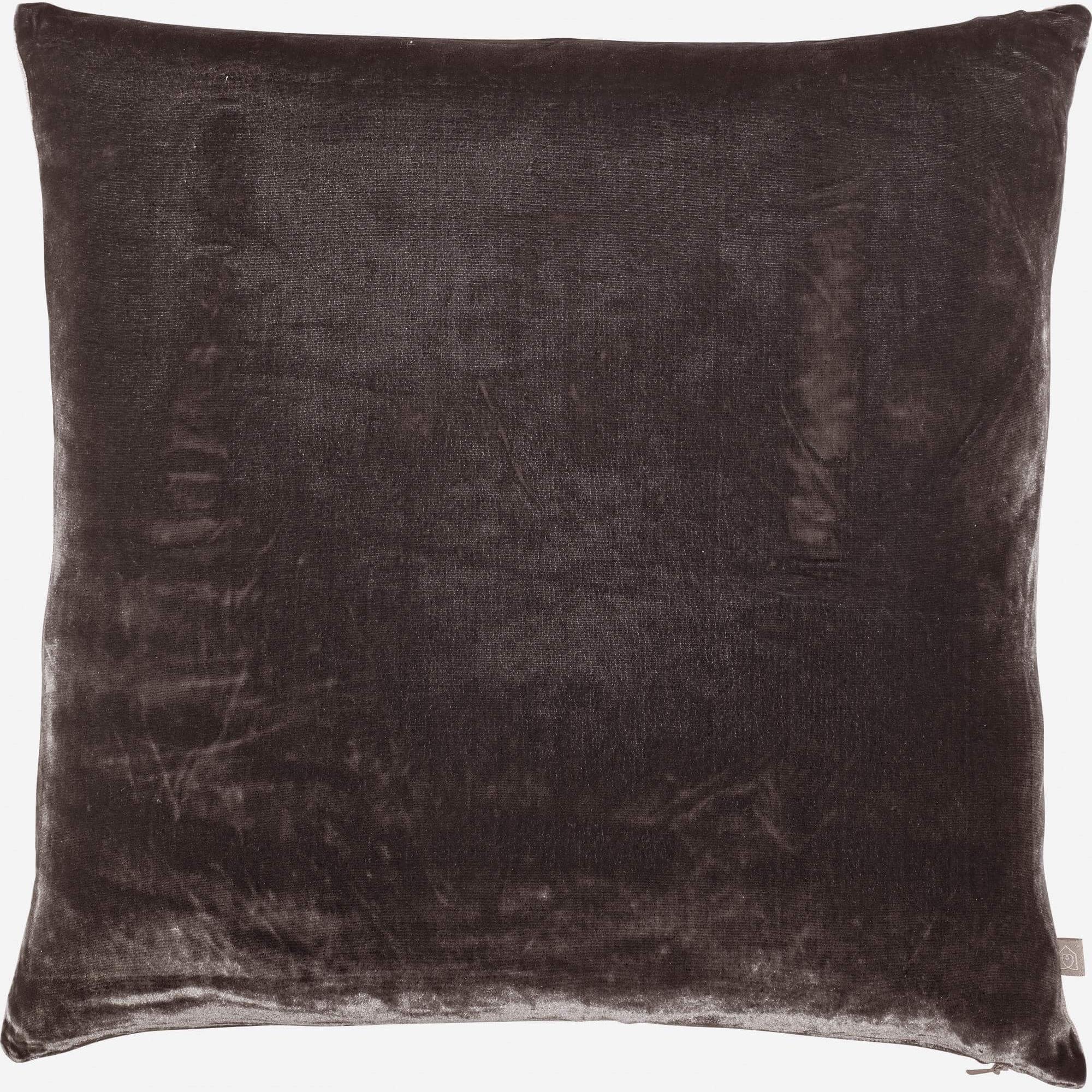 Coussin 45x45cm en soie et lin grège