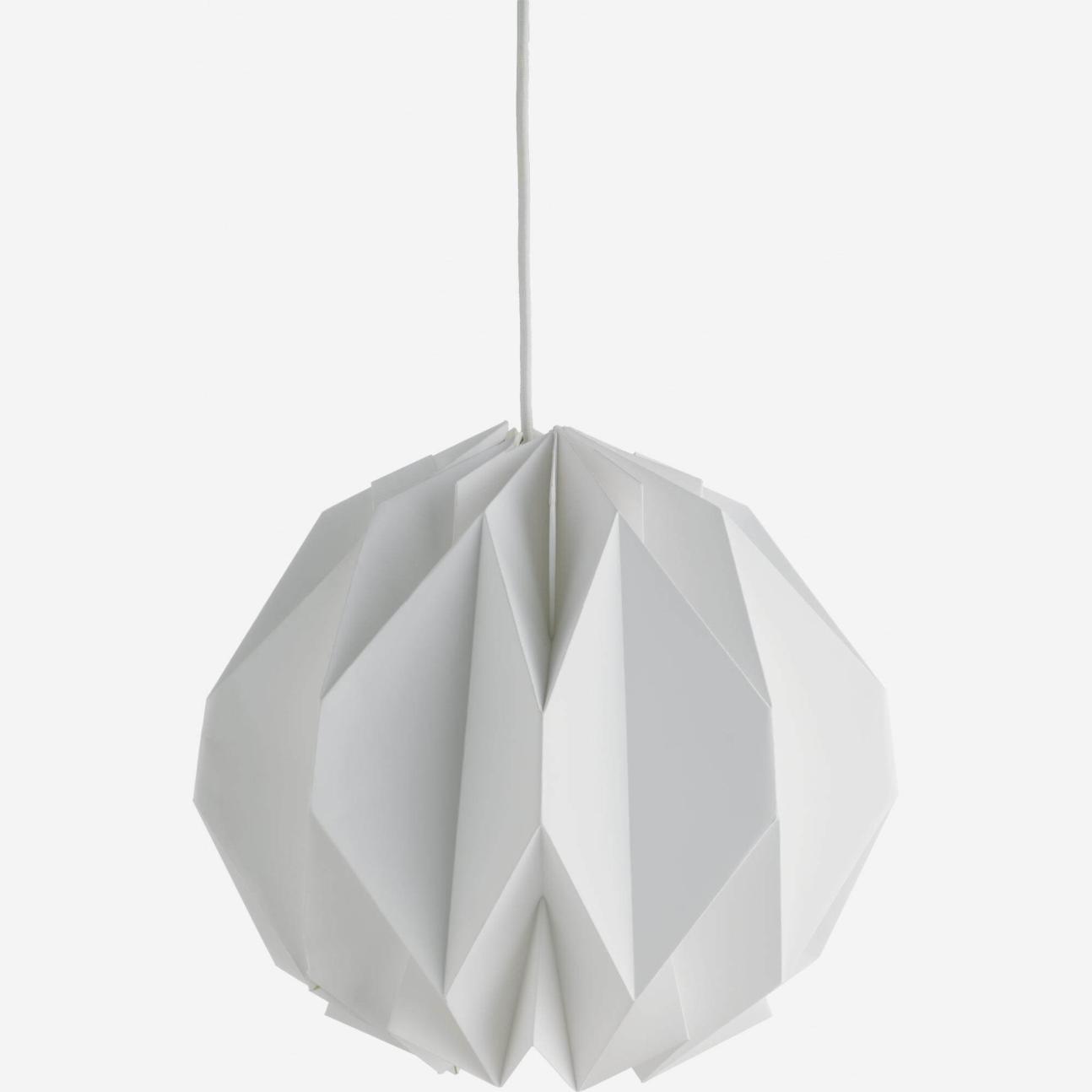 Round pendant light - 40 cm - White