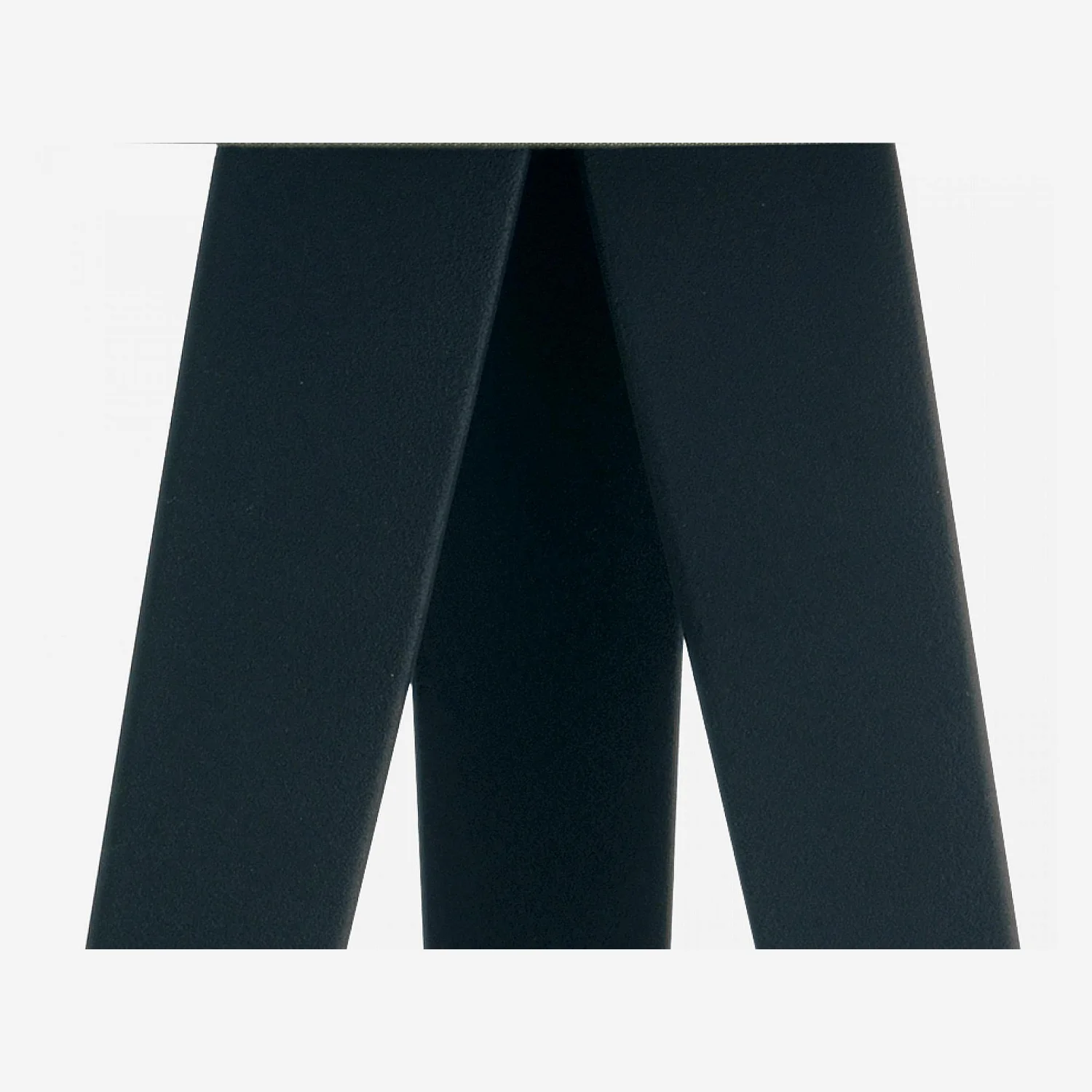 Black lacquered metal 129cm floor lamp base - 2