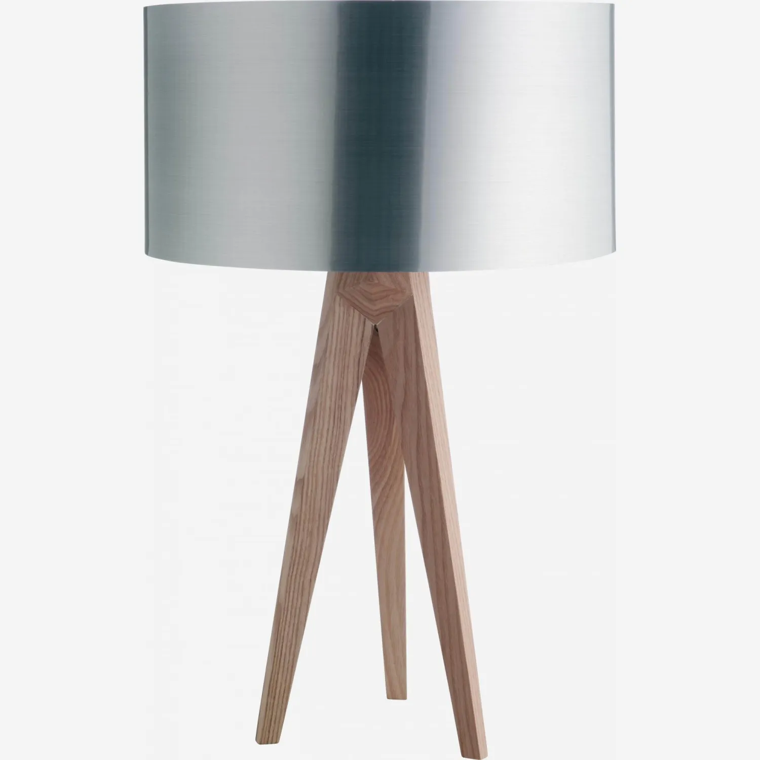 Pied de lampe 40cm en bois naturel