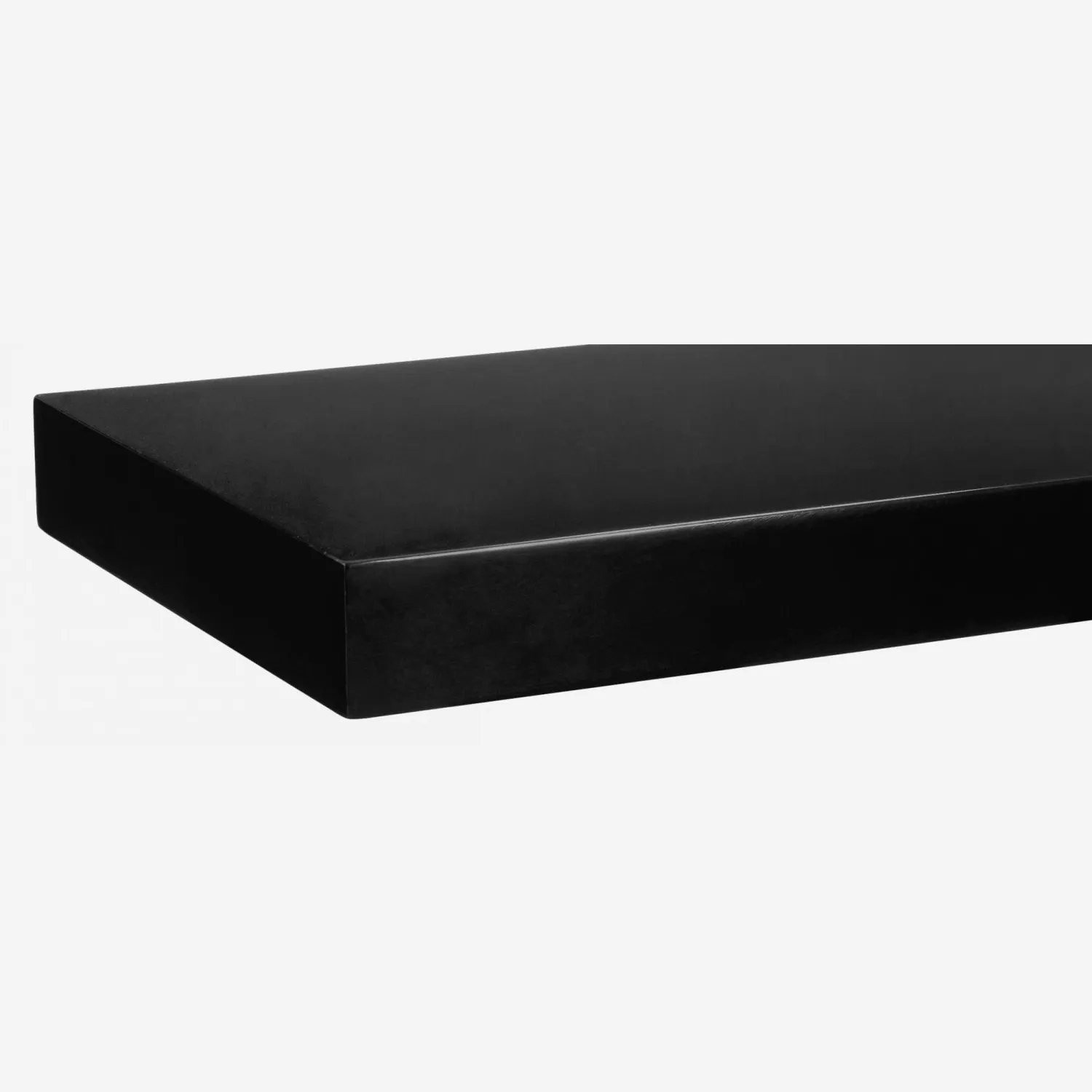 Étagère 60 cm laquée noire
